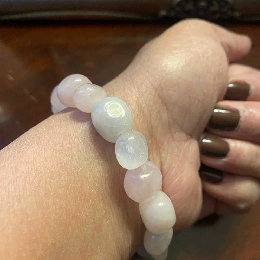 Rose Quartz Beaded Bracelet